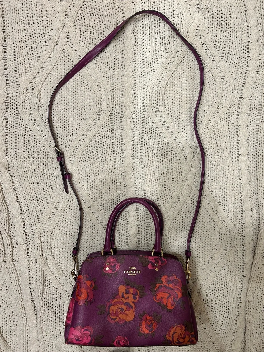 Purple Coach bag - Picture 11 of 16